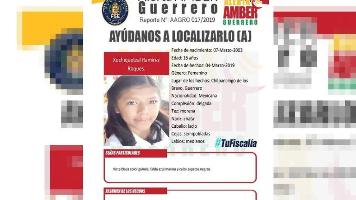 alerta amber chilpancingo